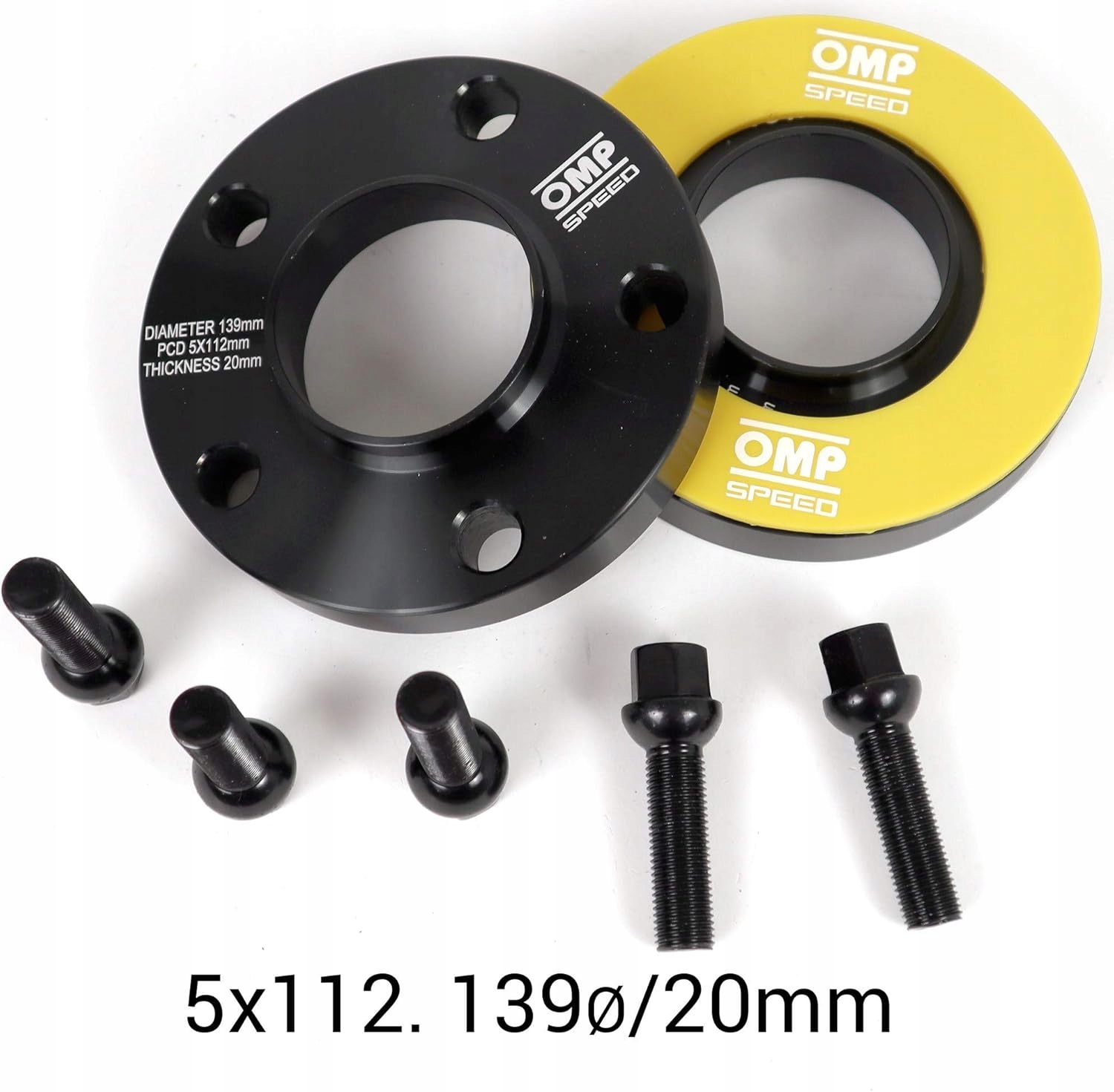 OMP SPEED ZESTAW OMP 20MM 5X112 66.5 M14X1.5 CONIC+14X1.5 EAN (GTIN) 8435682602259