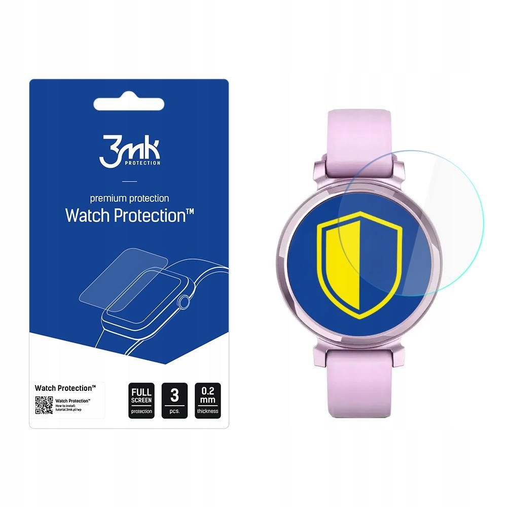 3 szt. Folia ochronna na ekran do Garmin Lily 2 3mk Watch Protection