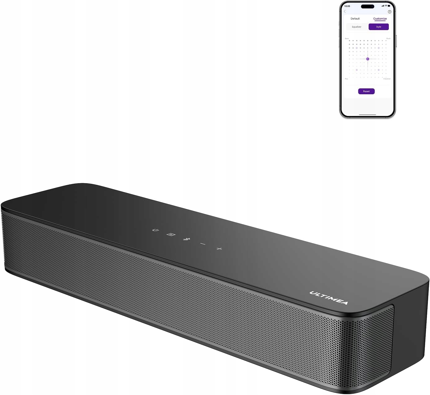 Soundbar 2.1 132W S Vestavěným Subwooferem Bluetooth