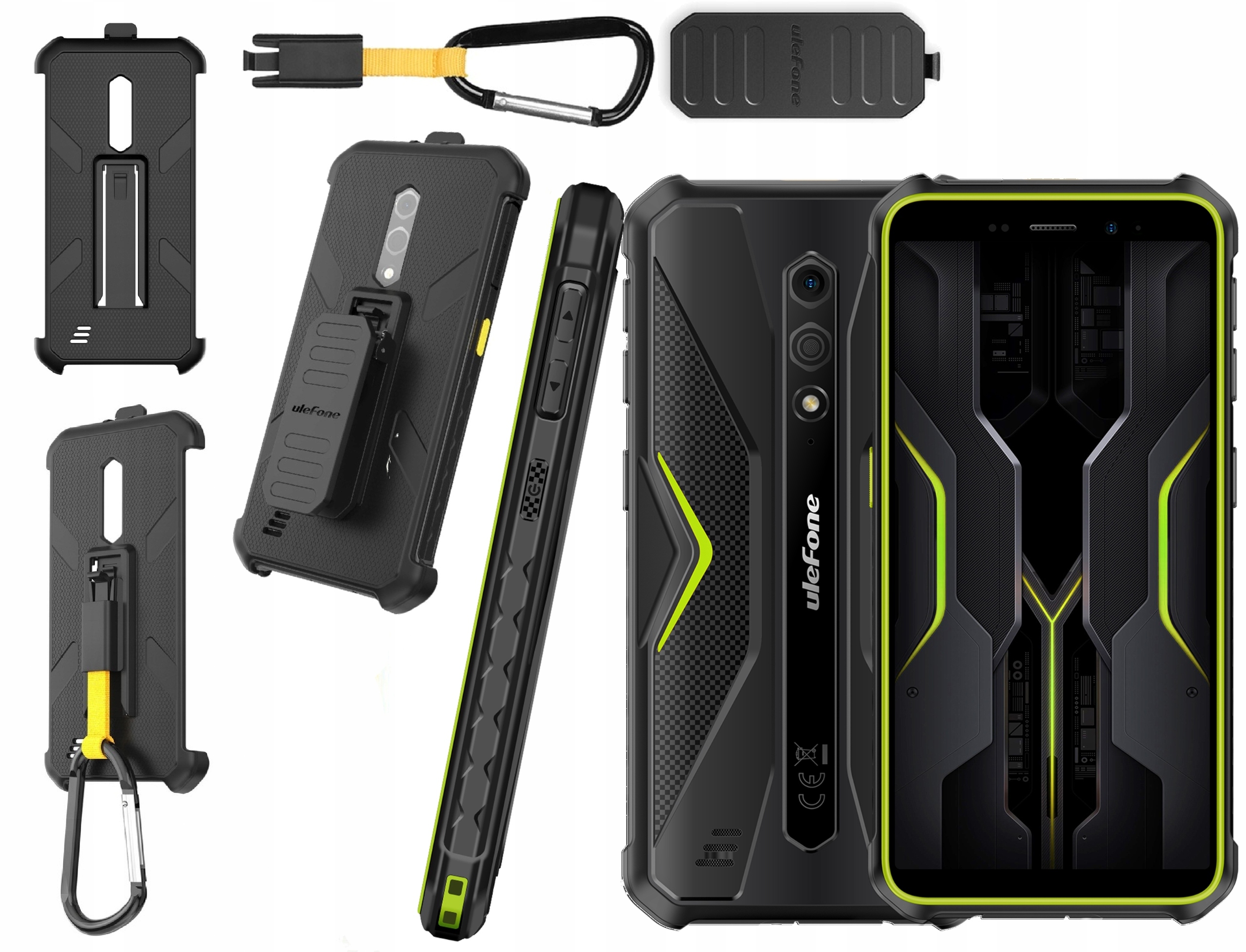 Ulefone Power Armor X12 Pro 4/64GB 4G IP68 69K 5,45" (green) Etui