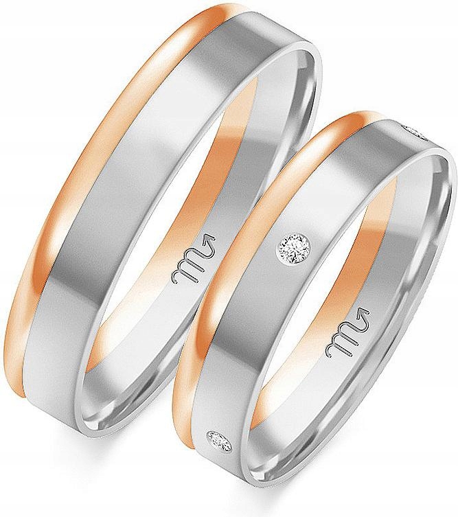 Zlatý snubní prsten pro mladý pár 14K 585, velikost 26 27 28, módní svatební kolekce