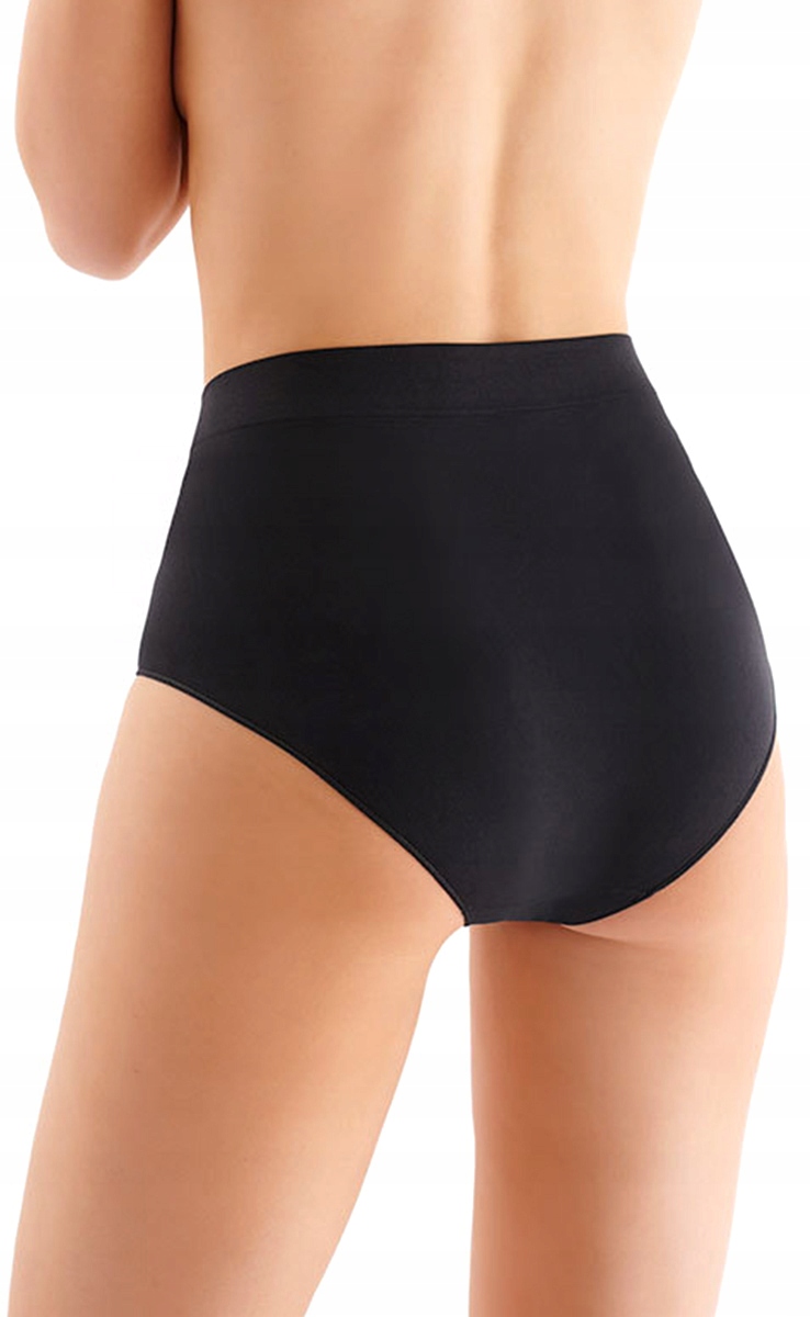 FIGI DAMSKIE Gabriella majtki MIDI z wysokim stanem BEZSZWOWE - L Rozmiar L