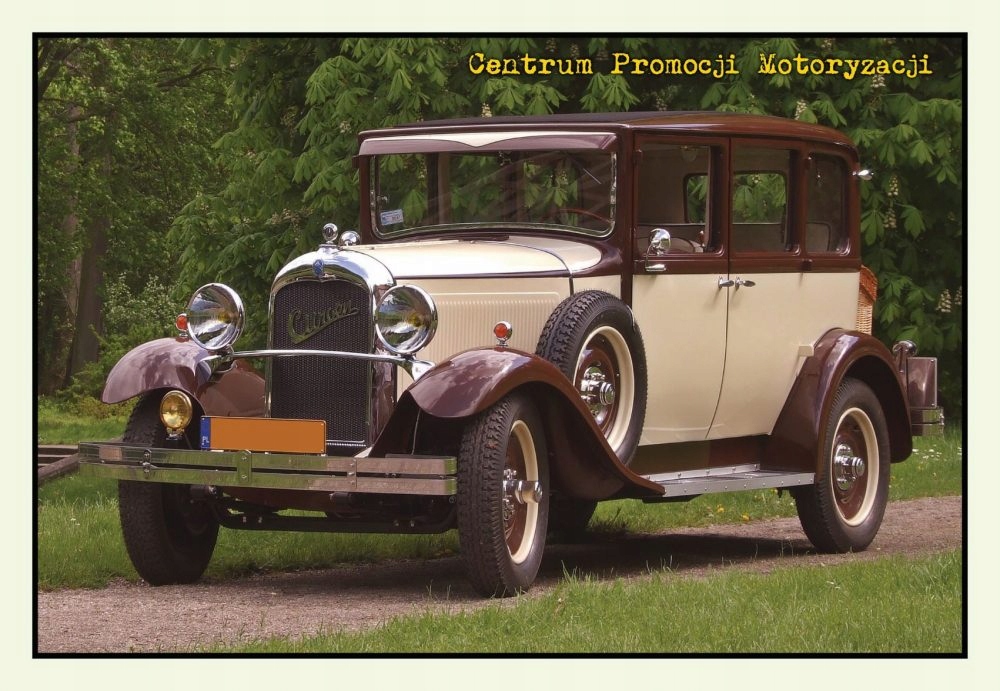 Samochód Citroen C4G Pocztówka Auto Francuska Motoryzacja Latarka Tablica