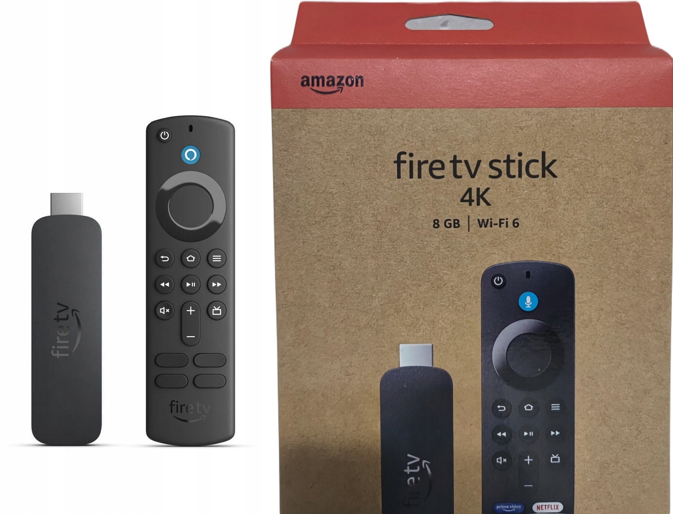 Amazon Fire TV Stick 4K 2024 PL NETFLIX HBO Media Přehrávač