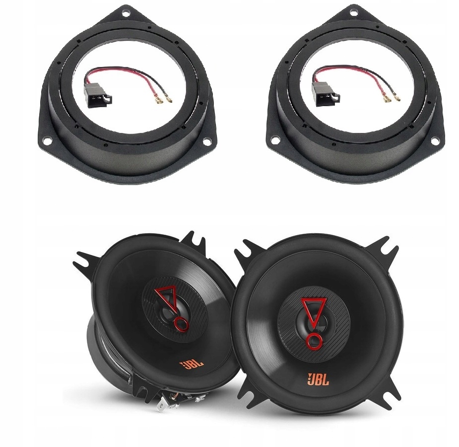 Jbl Stage3 427F Reproduktory 100 mm dištančné Opel Corsa D Astra H Zadná Časť 2005-2014