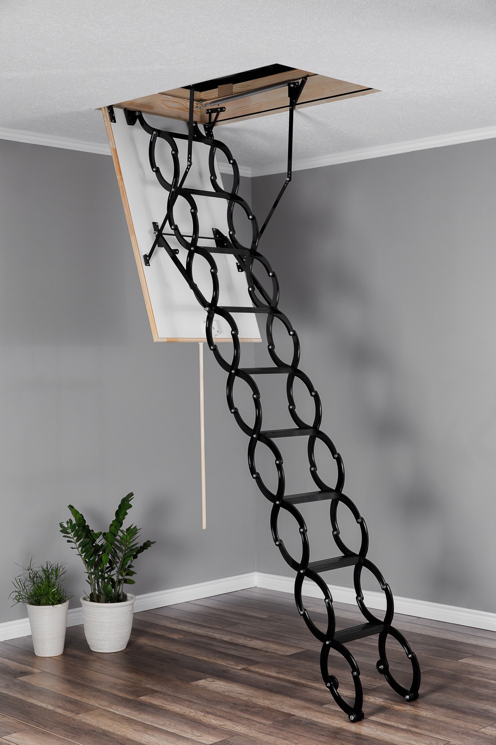 SCHODY STRYCHOWE NOŻYCOWE WŁAZ NA STRYCH 120x70 Producent Oman