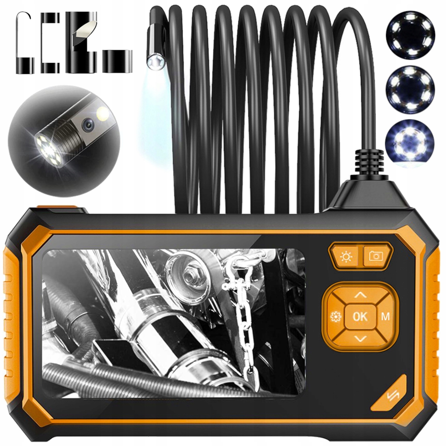 

Endoskop Kamera Inspekcyjna 5M 8LED Full Hd 64GB