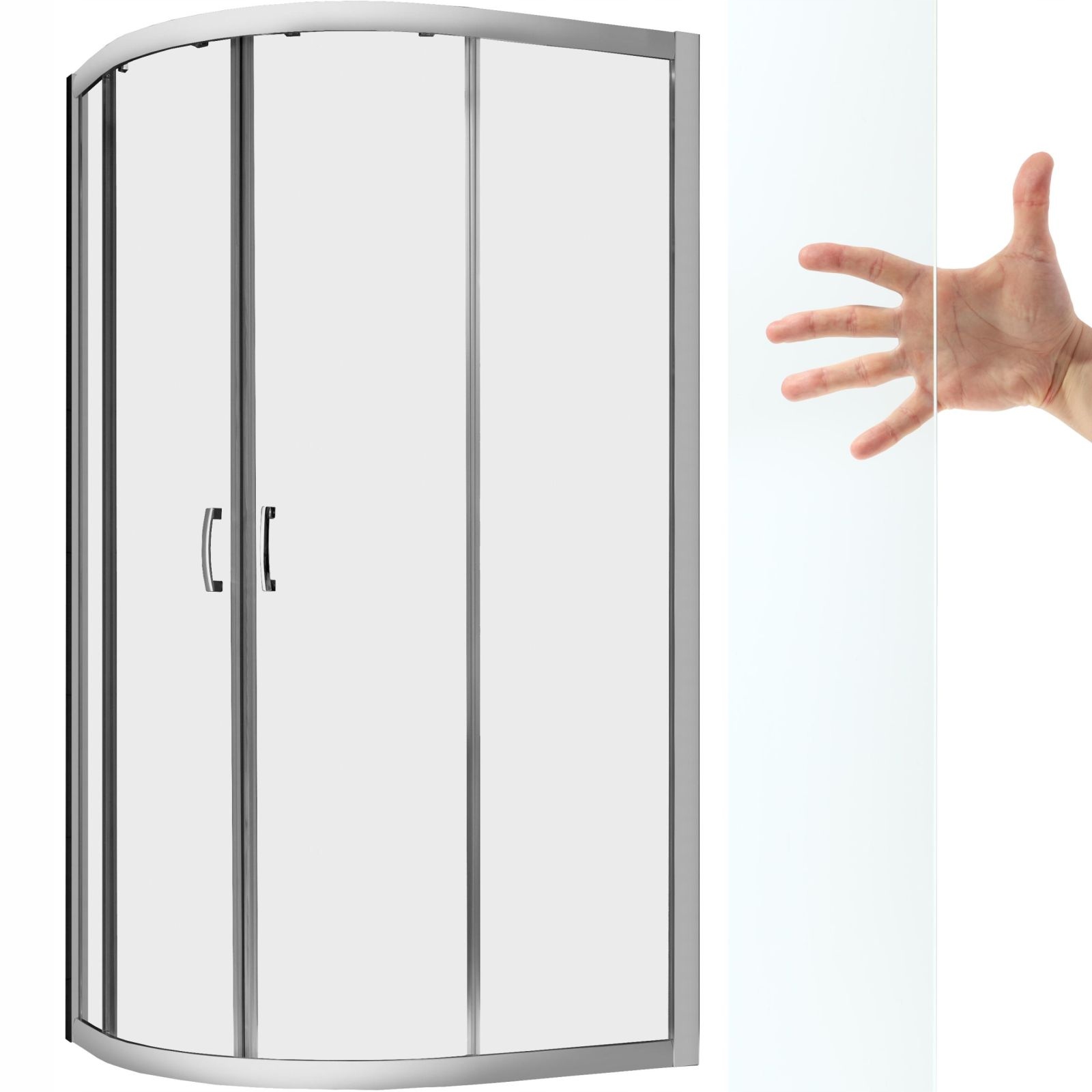 Kabina Radaway Premium Plus E 1900 100x80 czyste
