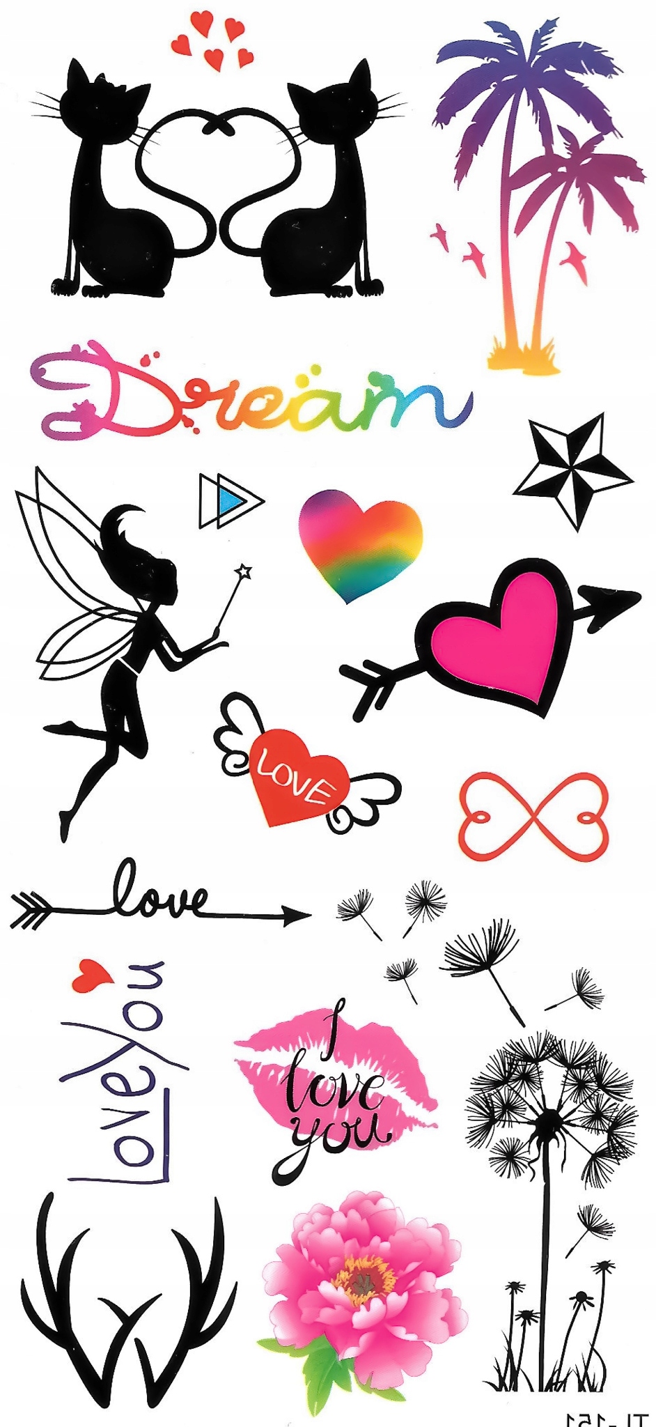 

Tatuaże dla dzieci mix palma love