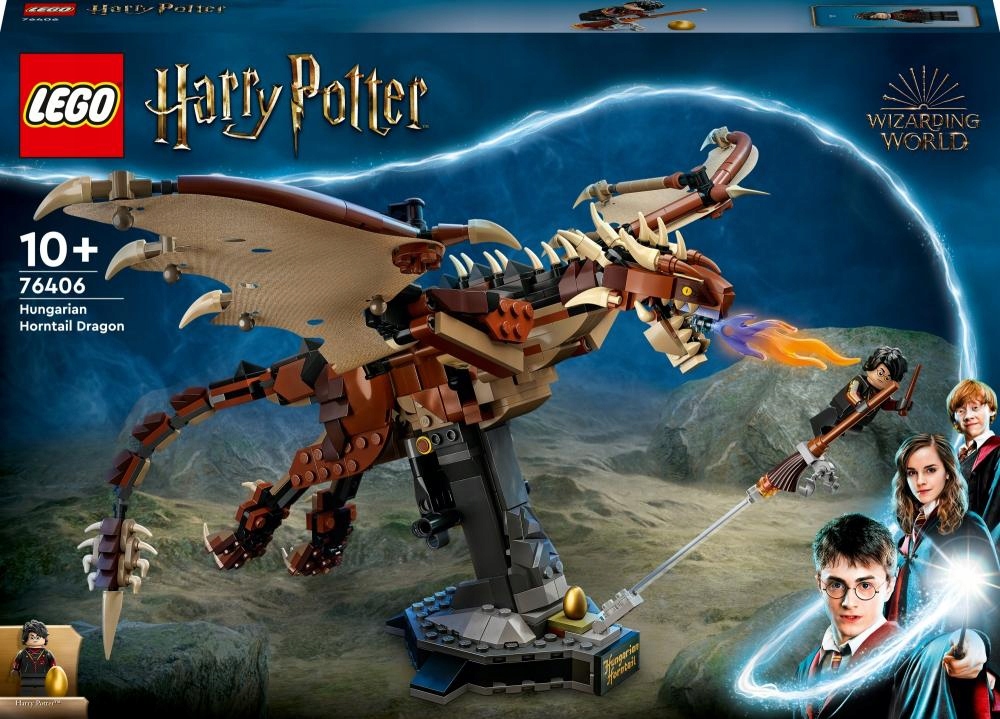 LEGO HARRY POTTER CZARA OGNIA ROGOGON WĘGIERSKI SMOK I HARRY POTTER WALKA Marka LEGO
