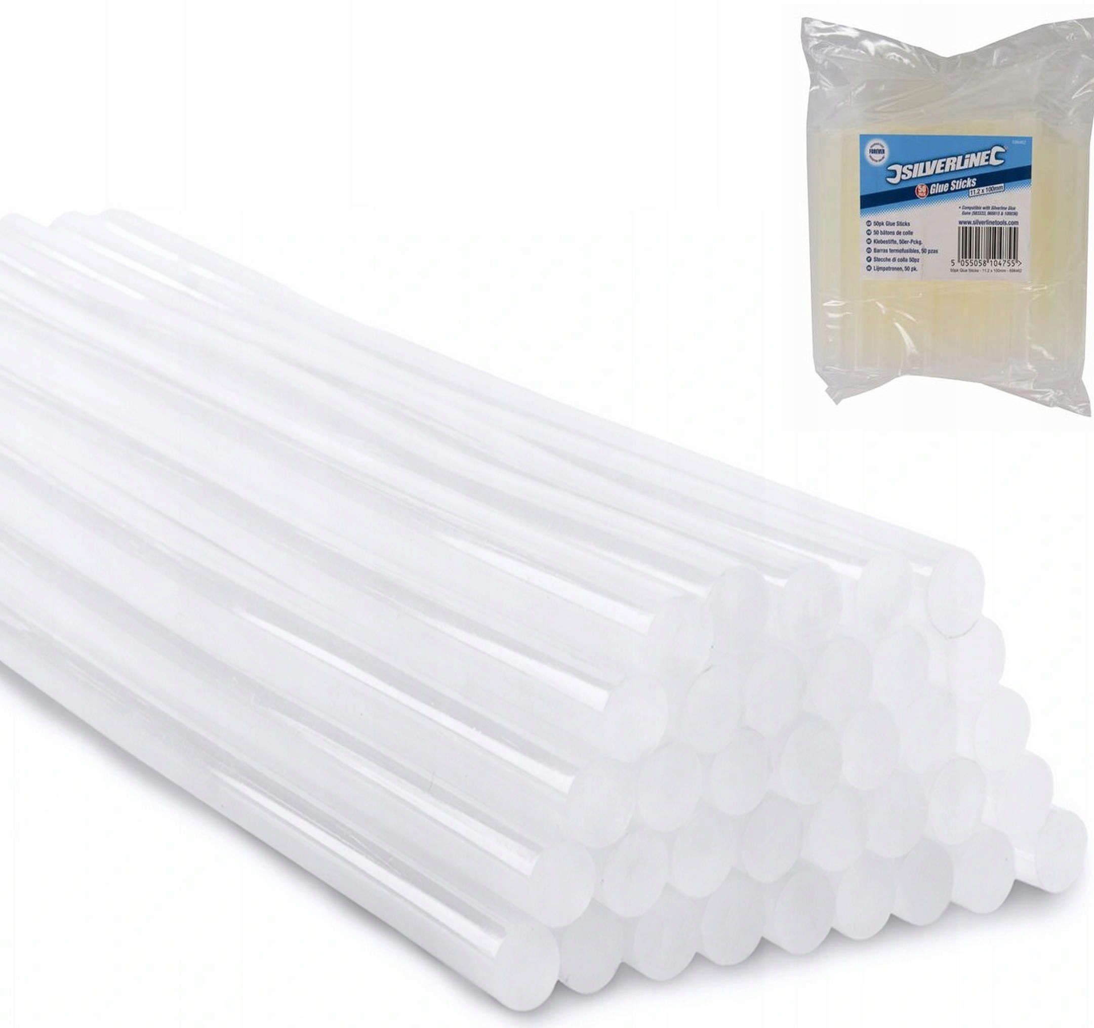 

Silverline Klej do pistoletu na gorąco wkłady 50sz