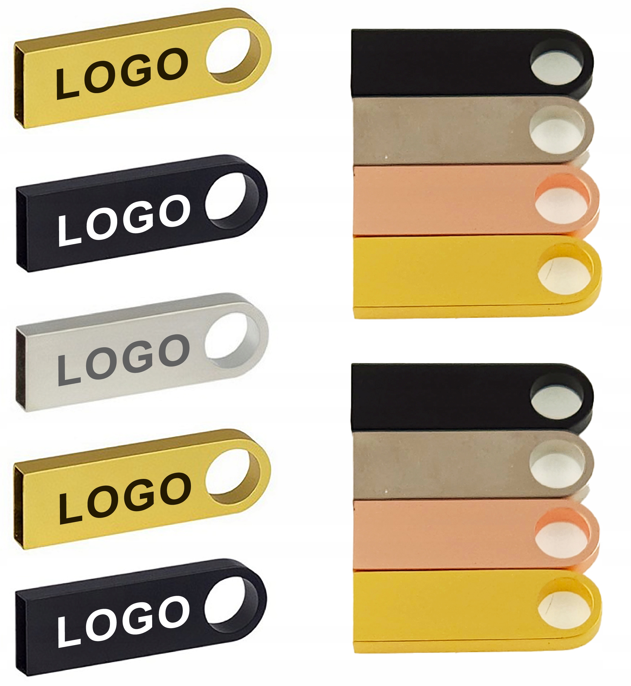 Pendrive M011 kovový 8GB usb3.0 s vaším Logem, textem a gravírováním 10 ks