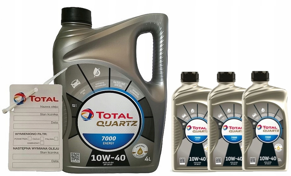

Olej Total Quartz 7000 Energy 7L 10W40 + Gratis