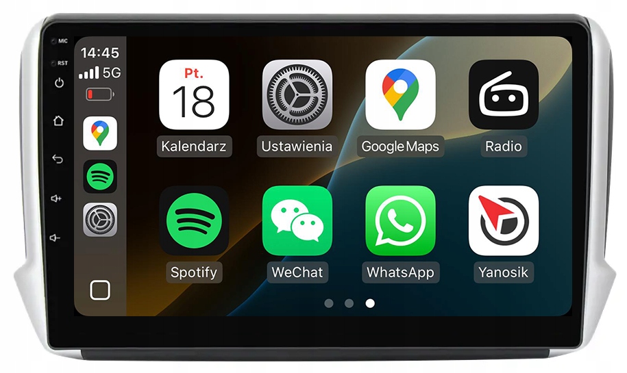 Peugeot 208 2008 Rádio Navigace Nejnovější Android Carplay