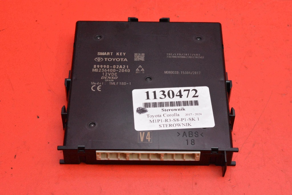control unit module SMART KEY 89990-02A21 TOYOTA COROLLA E21 18-25