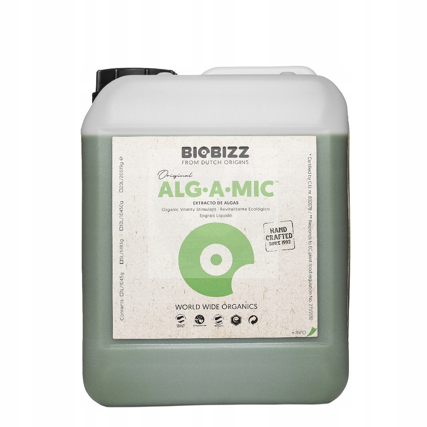Alg-A-Mic 5L Organiczny nawóz stymulator wieloskładnikowy, Biobizz