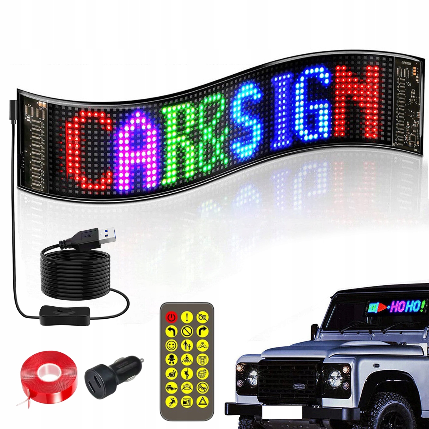 Digitální Flexibilní Led Panel Individuální Displej 12x59 Cm Reklama