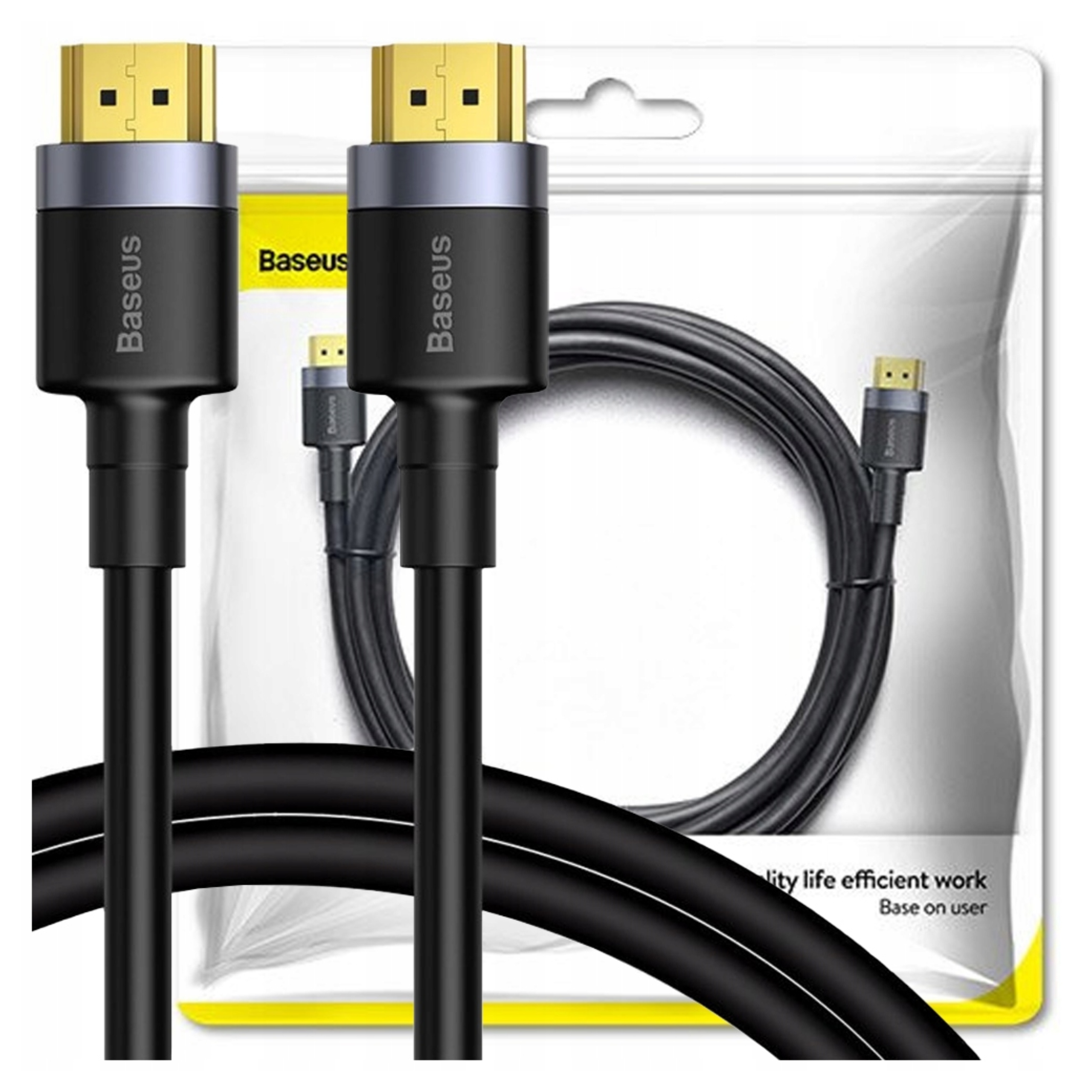 Baseus Kabel Hdmi 2.0 4K 3D Do Komputera Telewizora 2M Zobacz Więcej