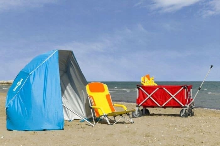 PARASOL PLAŻOWY BRUNNER BEACH PARSOL Wzór krata