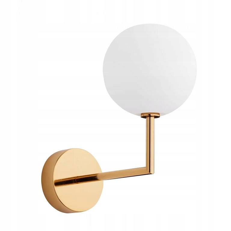 Lampa ścienna kinkiet FEME złoty kula