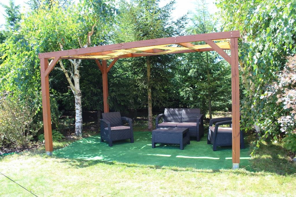 PAS ALTANOWY ŻAGIEL PRZECIWSŁONECZNY OGRODOWY NA PERGOLĘ HDPE NA WYMIAR Marka Sun Shade