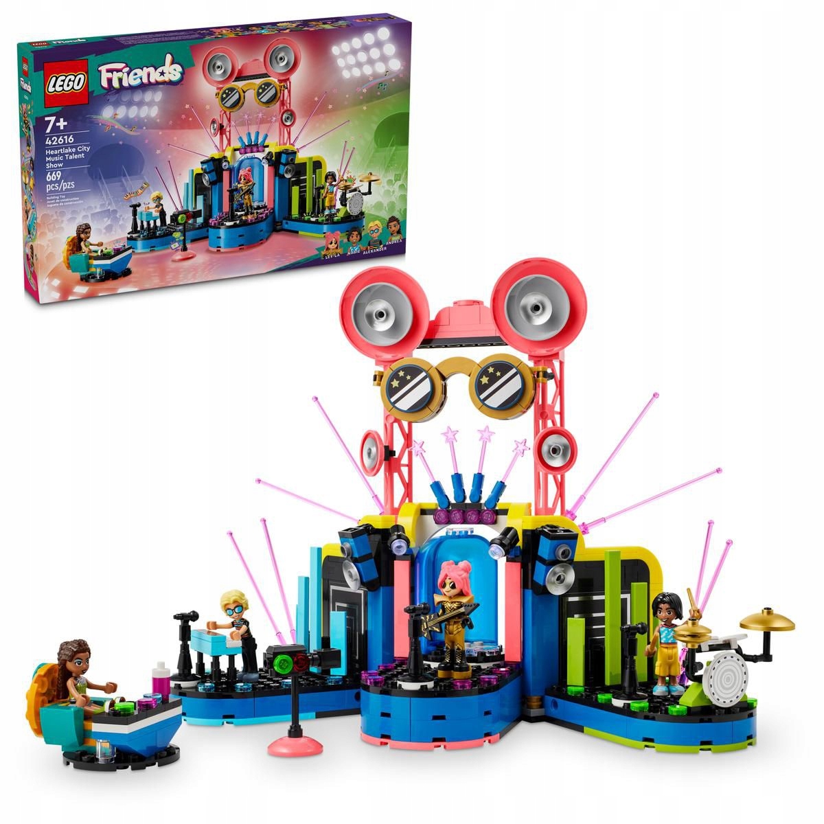Lego Friends 42616 Přehlídka hudebních talentů v městečku Heartlake