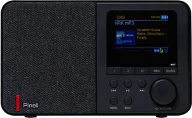 Rádio Pinell Supersound 102W prenosné kompaktné mini DAB+/FM/internetové