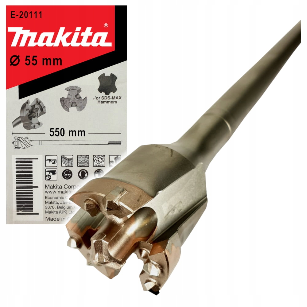 Makita E-20111 Koronka Sds-max 55MM 218MM Do Betonu Hm/ct