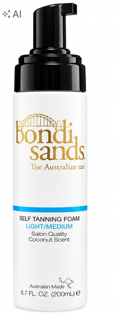 Bondi Sands Pianka Samoopalająca Light Medium 200 ML Do Ciała I Twarzy Brąz