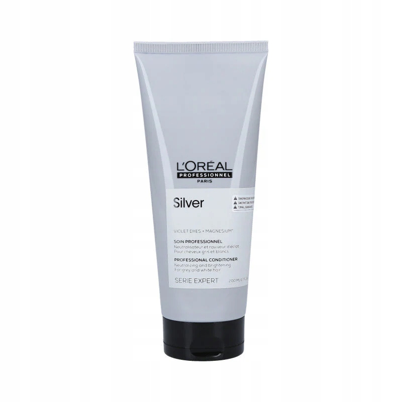 L’oreal Silver Neutralising Cream Šedivý kondicionér 200 Ml