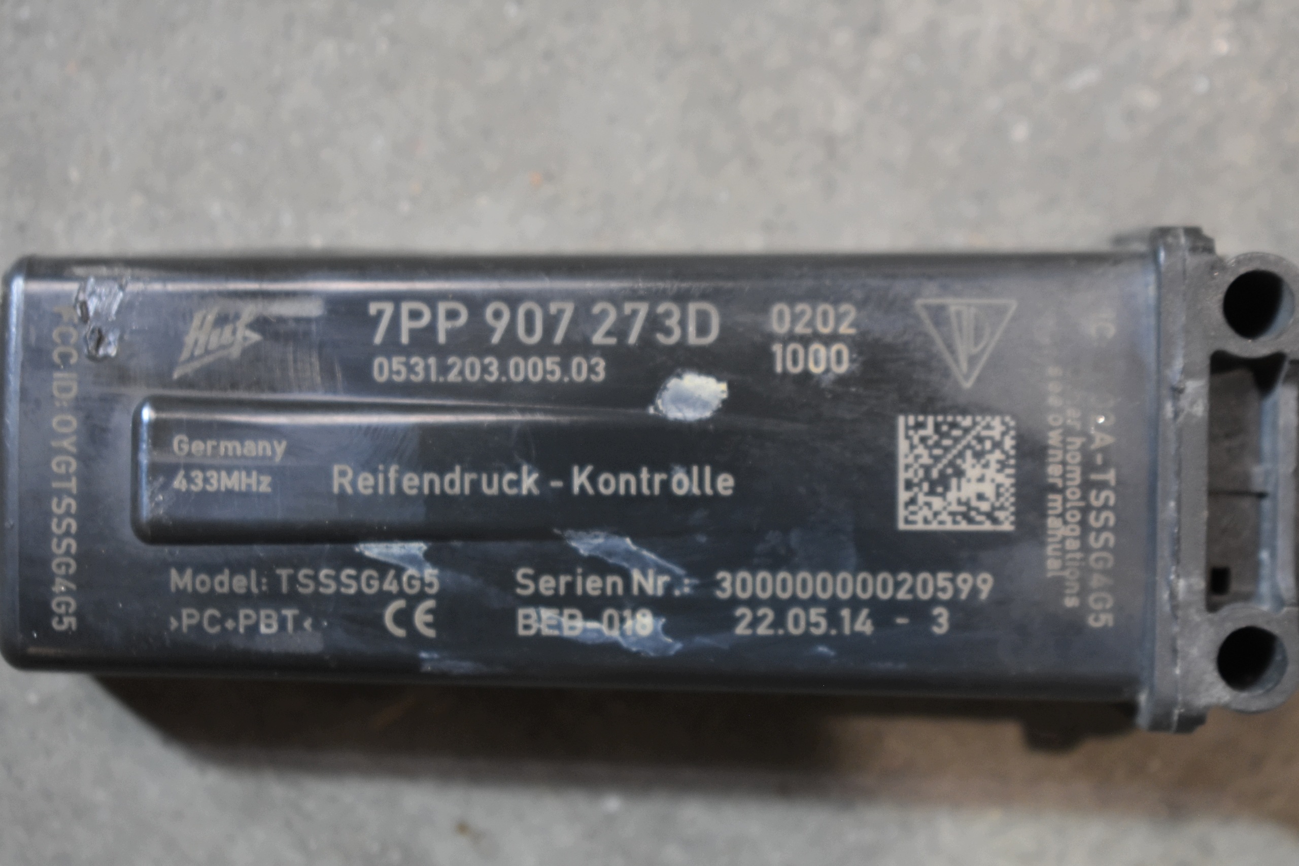perfetto stato sensore pressione pneumatici, gomme PORSCHE MACAN 1