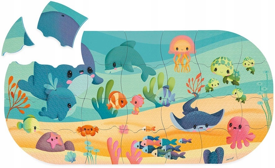 

Ocean puzzle do kąpieli 28 el. zwierzątka Janod 3+