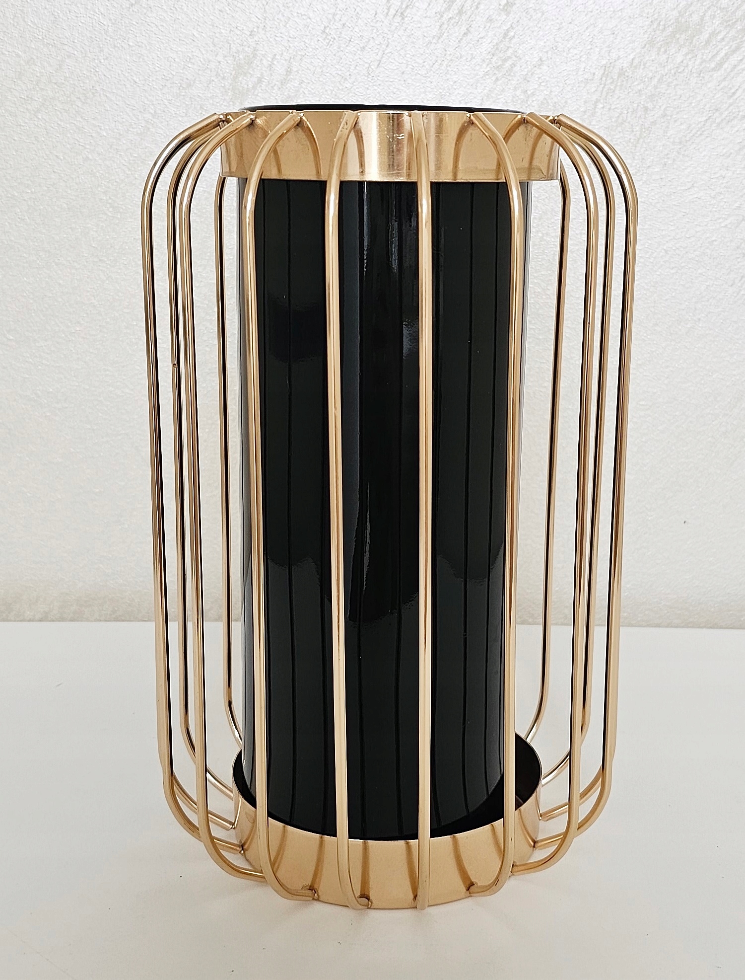 OSŁONKA FLAKON WAZON SZKLANY DONICZKA DONICA 27cm Wysokość produktu 27.5 cm