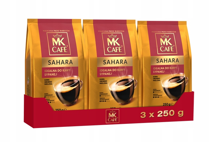 Kawa mielona Mk Cafe Sahara 3x250g