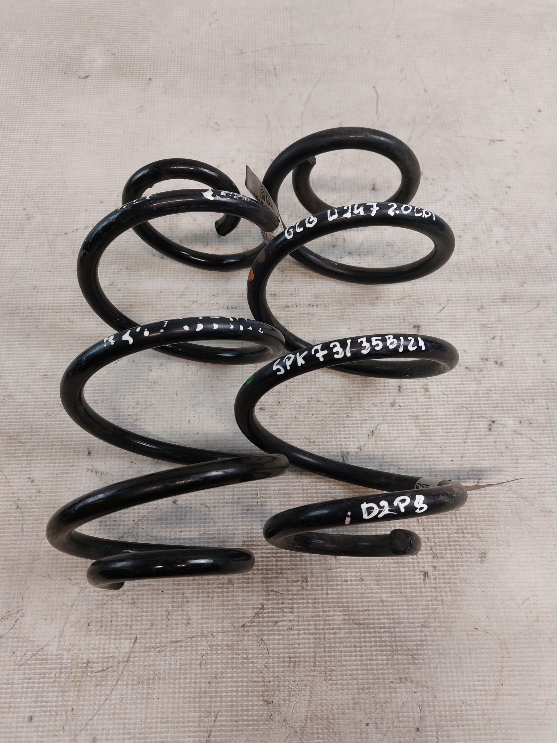 springs rear. MERCEDES GLB W247 A247