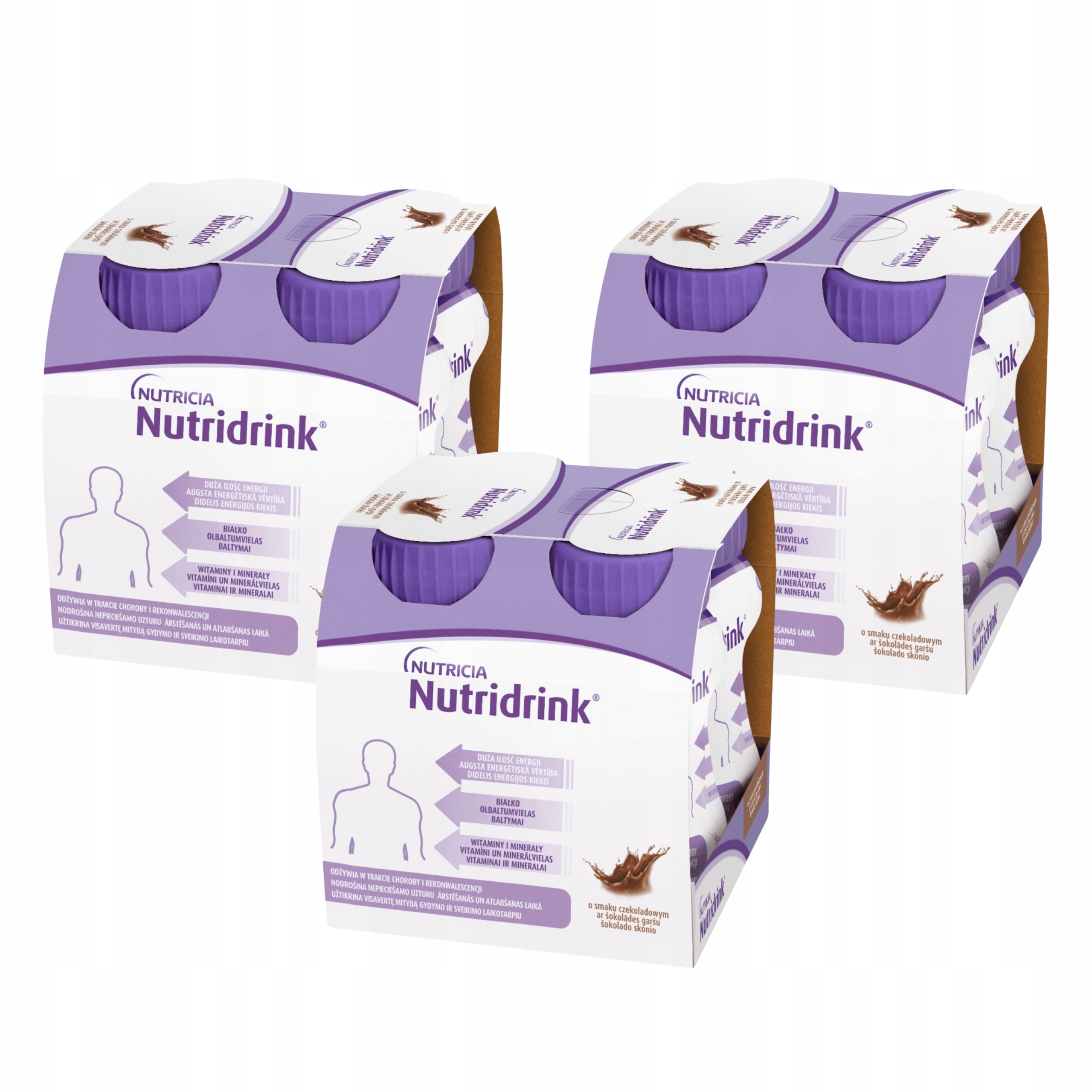 Nutridrink o smaku czekoladowym 4 x 125 ml