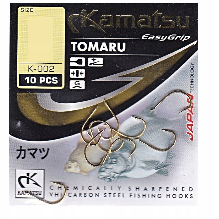 Kamatsu haki haczyki Tomaru gold kuty z łopatką Nr 6 (10szt/op.)