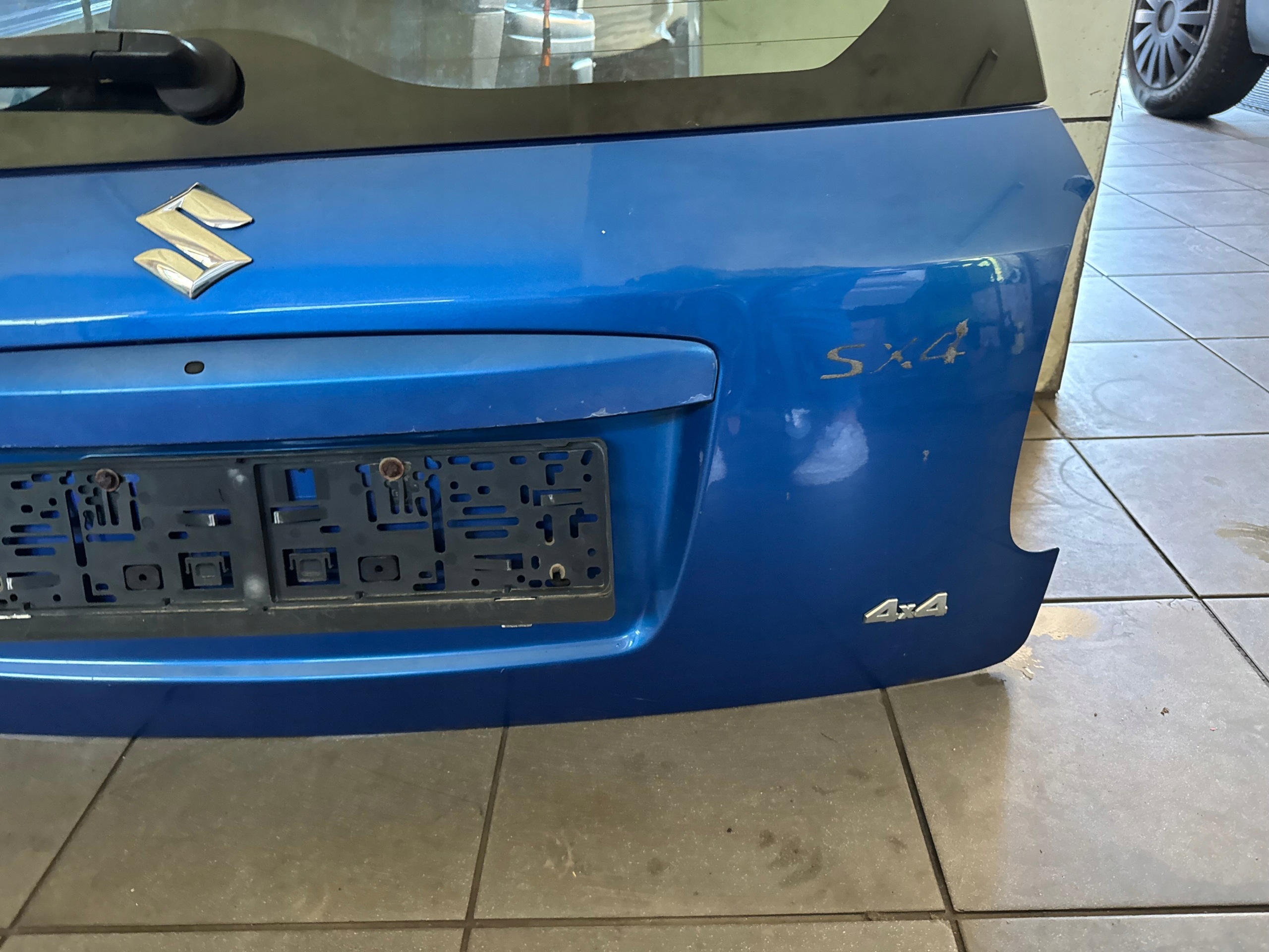 boot door SUZUKI SX4 ZCG blue complete Z with accessories and window