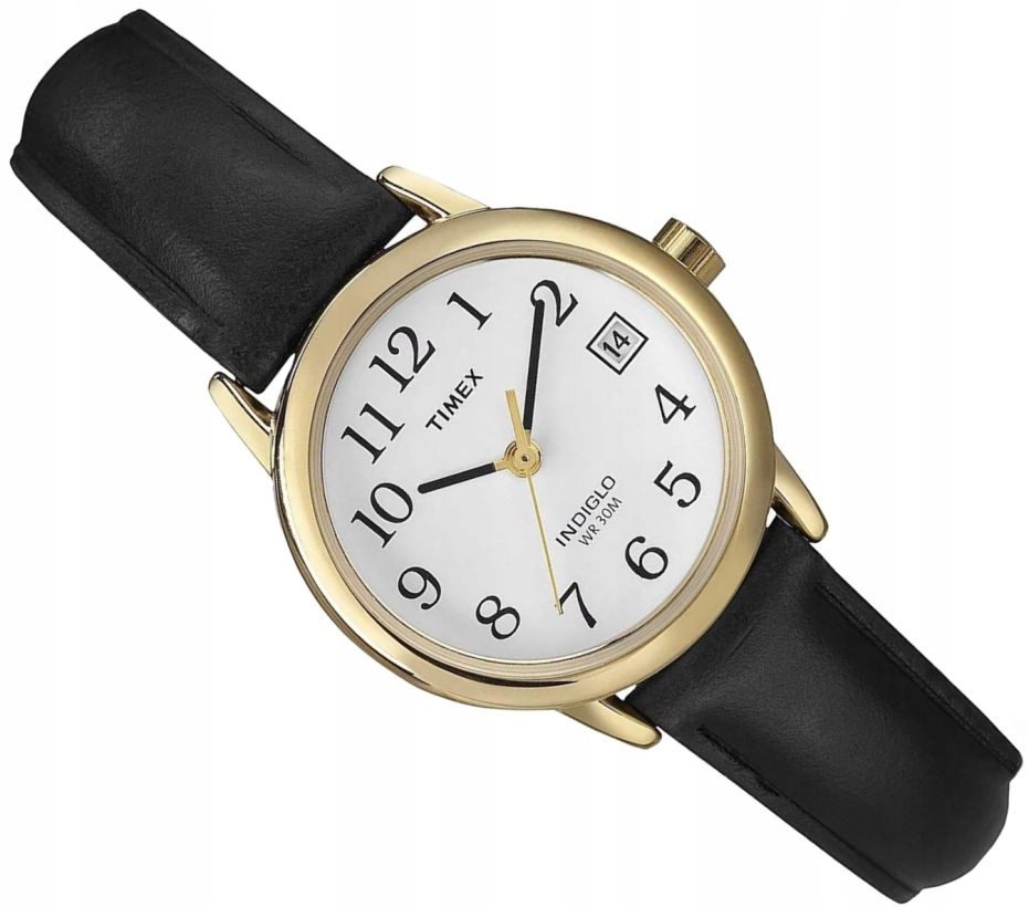 Klasické Dámské Hodinky Timex T2H341 Easy Reader Číslice Podsvícení Box