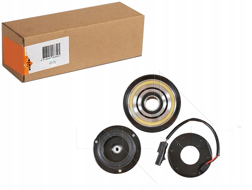 SPRZĘGŁO KOMPLETNE KOMPRESORA KLIMATYZACJI DENSO 10PA 12V 6 122MM