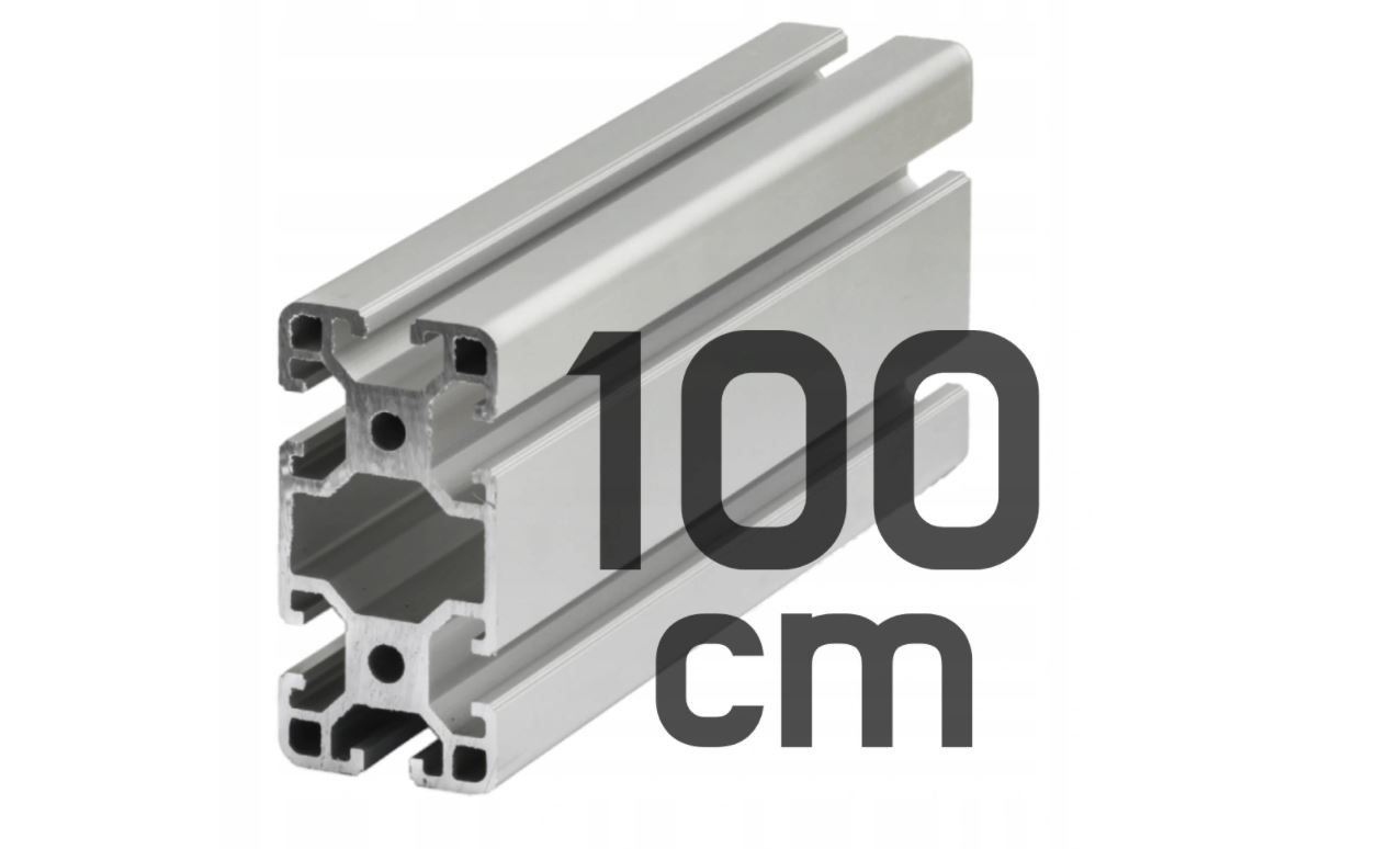 

Aluminiowy Profil Konstrukcyjny 40x80 T8 100 CM