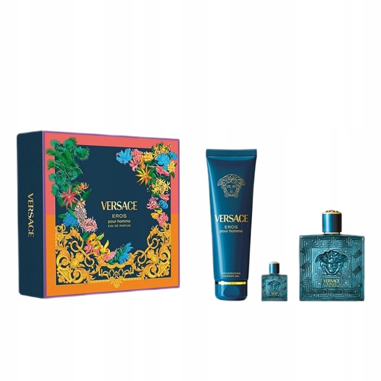 Versace Eros Edp 100 ml Sprej 5 ml Sprej Sprchový Gel 150 Ml