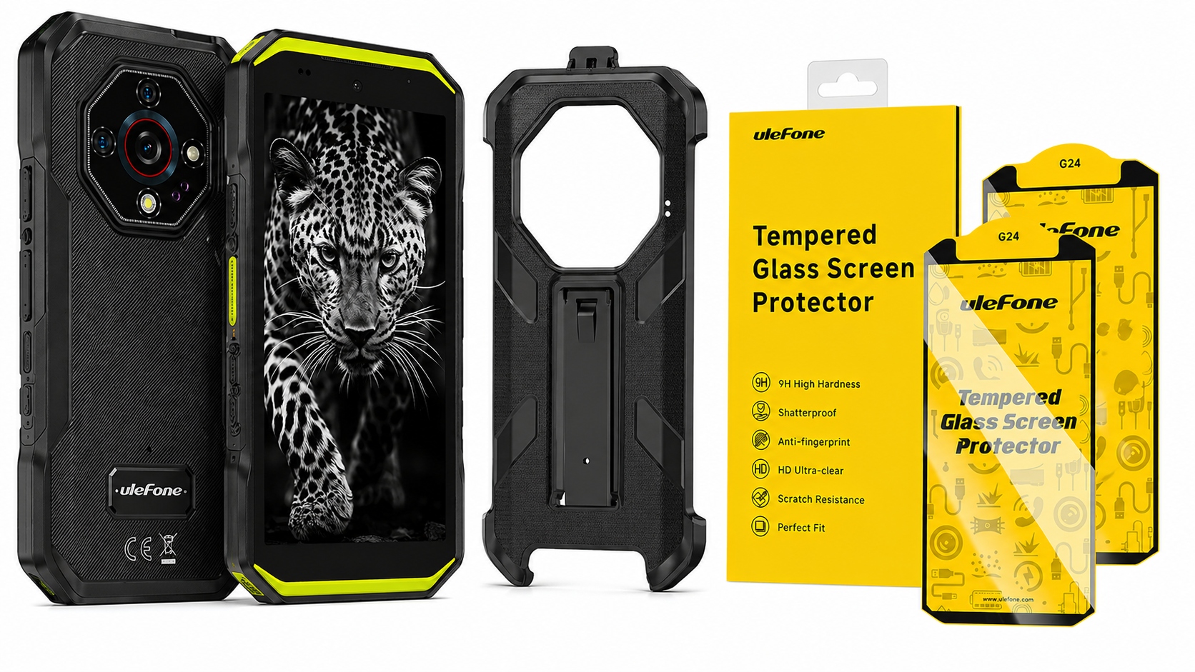 Odolný smartphone Ulefone Armor X32 6 Gb 128 Gb 4G Lte Noční vidění Zelený