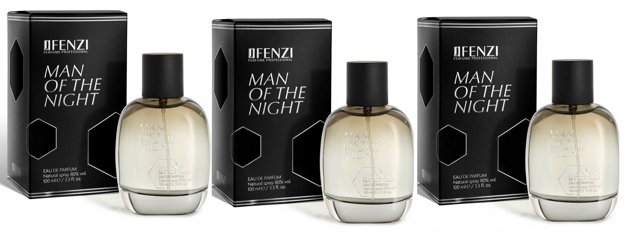 JFenzi Man Of The Night 100 ml 3 kusy Dárek