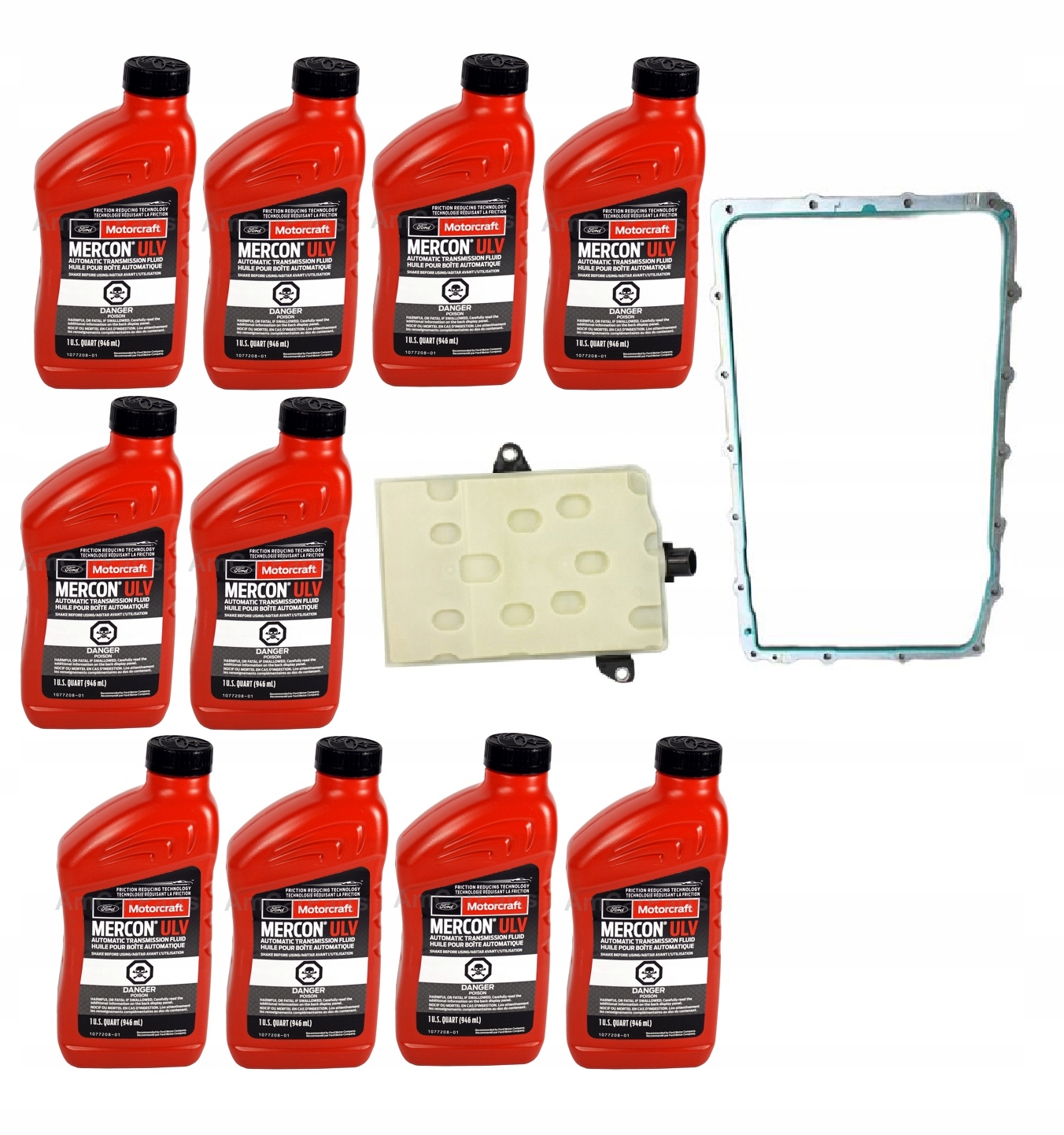 Olej Mercon Ulv Filtr Těsnění 10R80 Ford Lincoln