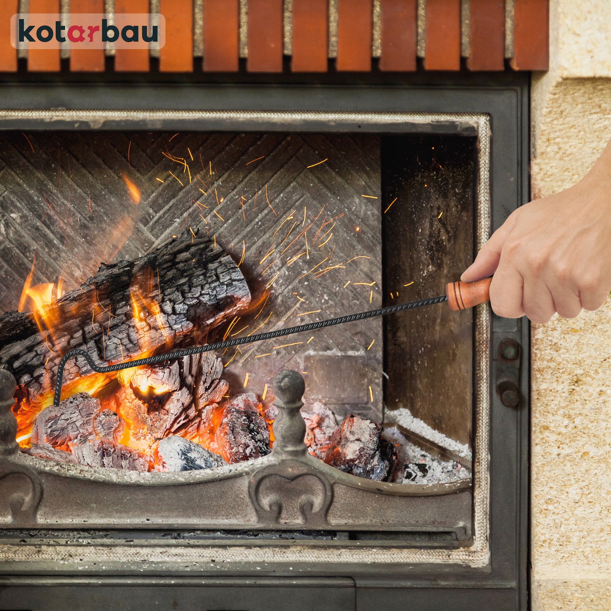 ZESTAW DO CZYSZCZENIA KOMINKA PIECA KOTŁA 6CZ AKCESORIA SZCZOTKA WYGARNIACZ Kod producenta ZSY0743