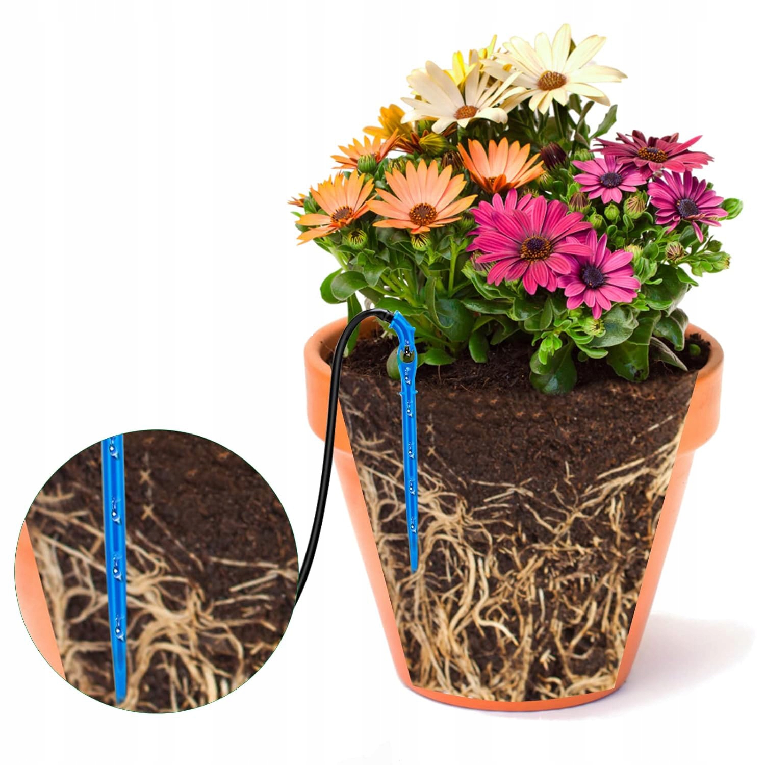 AUTOMATYCZNY SYSTEM NAWADNIANIA ROŚLIN DONICZEK BALKON NA 8 ROŚLIN EAN (GTIN) 0886545133843