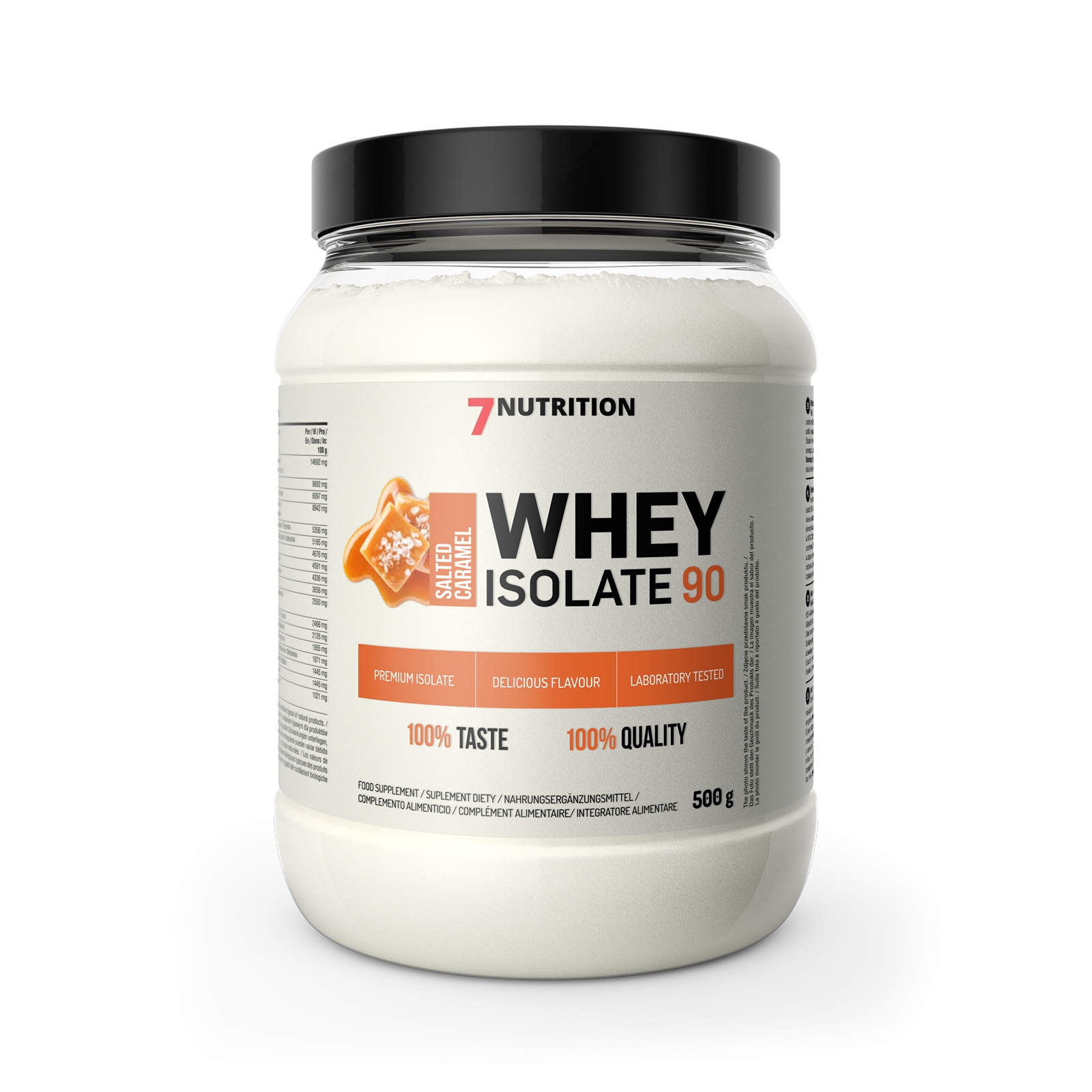 7NUTRITION Whey Isolate 90 500 G Bílkovina Obsahuje Izolát