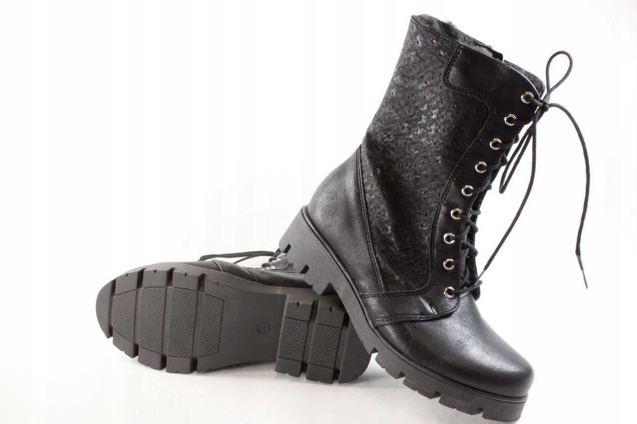 KORNECKI 6408 WIĄZANE OCIEPLANE EKOSKÓRA R.28 Płeć dziewczynki