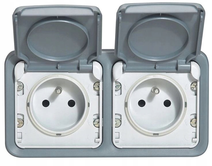Legrand Plexo Gniazdo podwójne podtynkowe Hermetyczne IP55